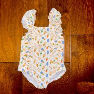 NWOT Shrimp & Grits Kids Ice Cream You Scream Bathing Suit - XS  - price firm